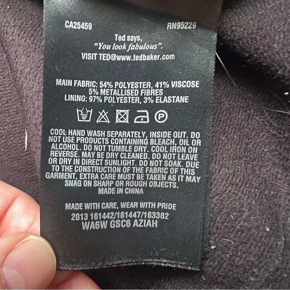 Ted Baker Aziah Treasured Trinkets mini skirt - Picture 9 of 9